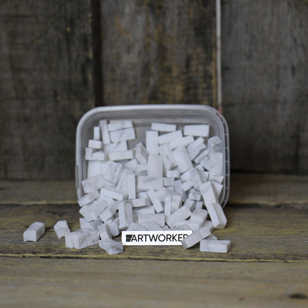 Натуральный камень колотый на модуль для мозаики