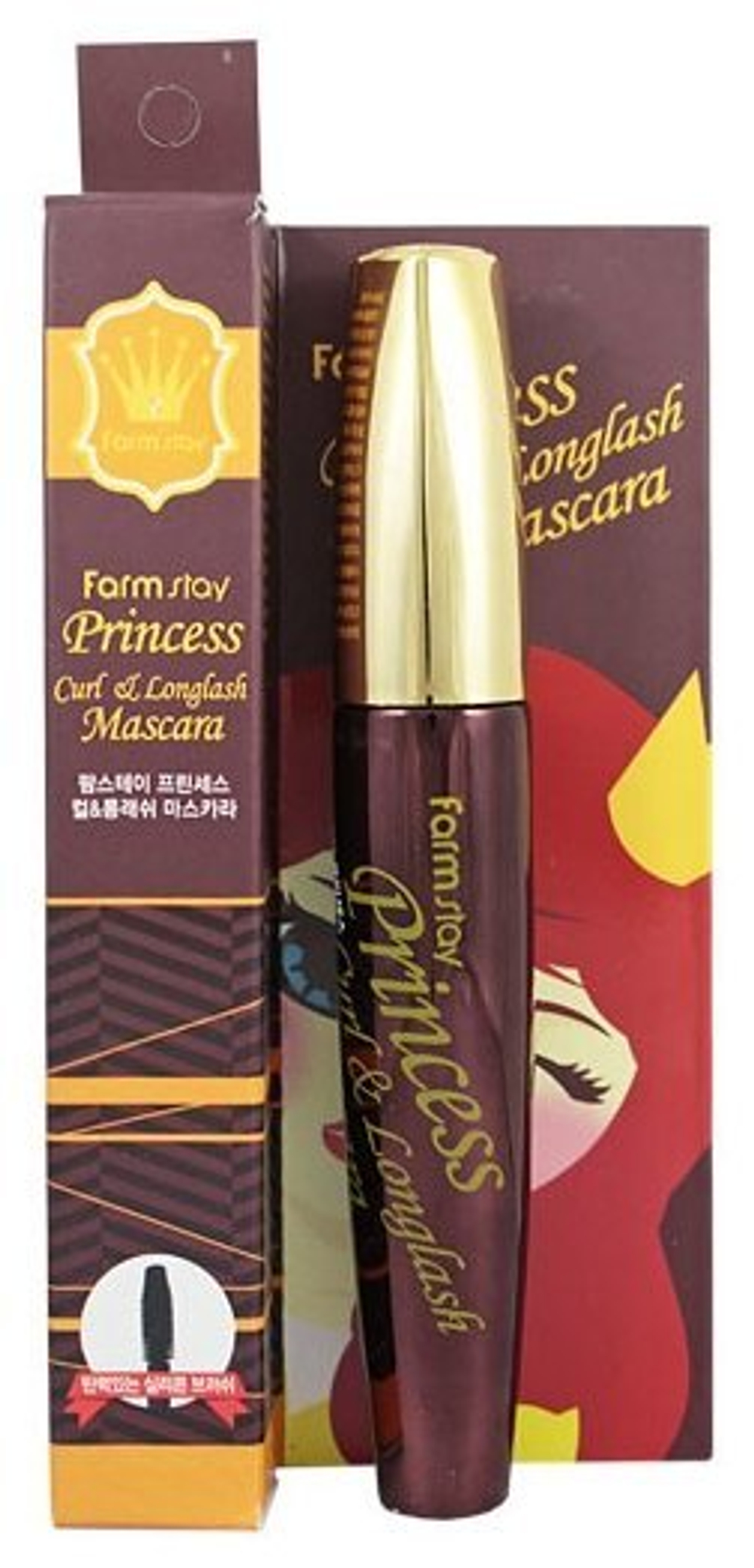 FarmStay. Тушь для ресниц Подкручивание и Длина Princess Curl&Long Lash Mascara