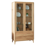 ШЕФФИЛД  Шкаф с витриной 2 (стеклянные полки)