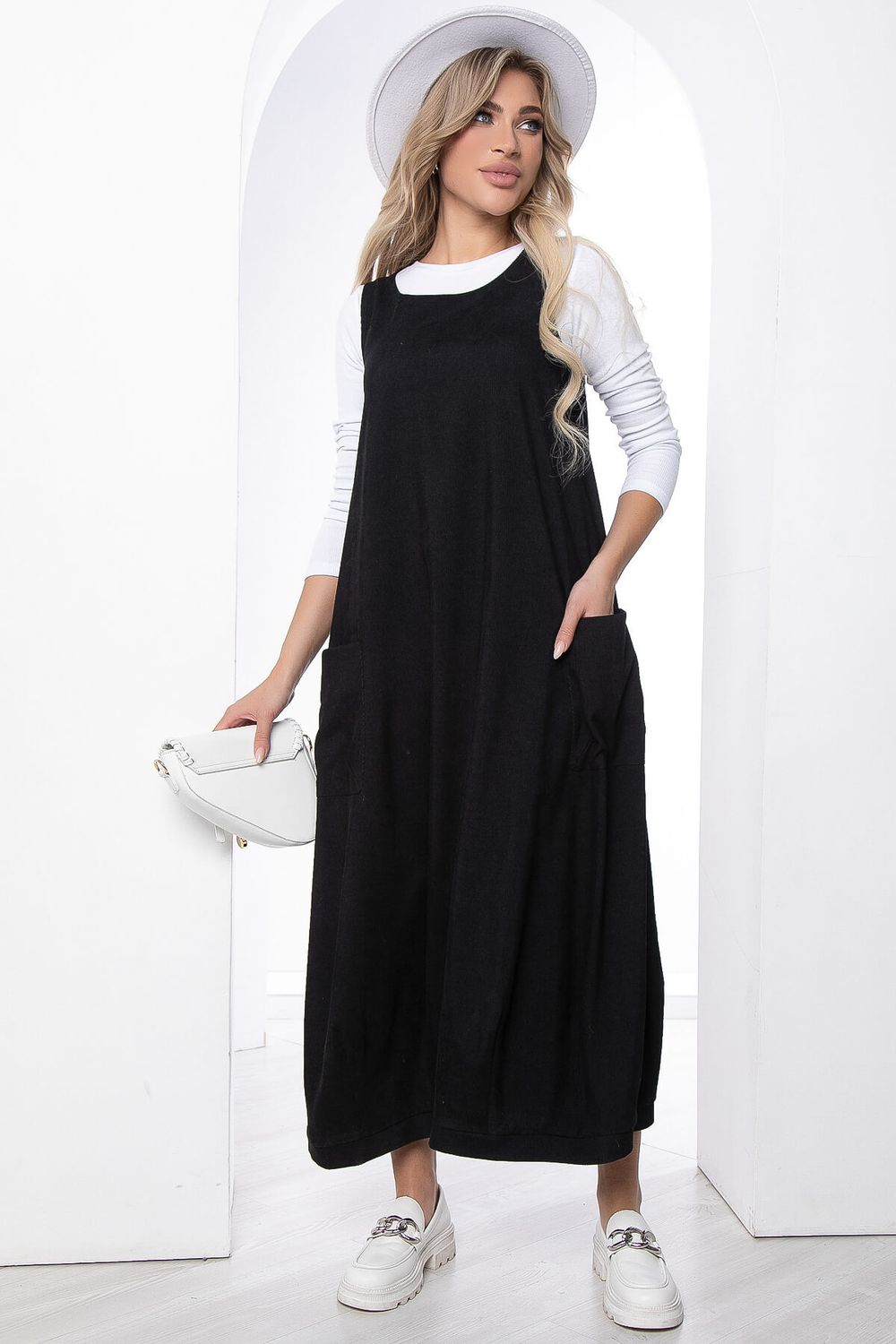 Сарафан В стиле Бохо (черный) П8826 LT Collection