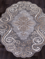 Ковер 00858C - GREY / BROWN - Прямоугольник - коллекция SAFIR размер 78*150 см