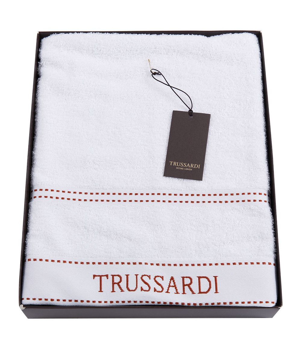 Полотенце 100х150 Trussardi Ribbon White Италия