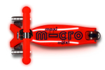 Самокат Maxi Micro Deluxe Glow Plus (светящийся) LED красное сияние