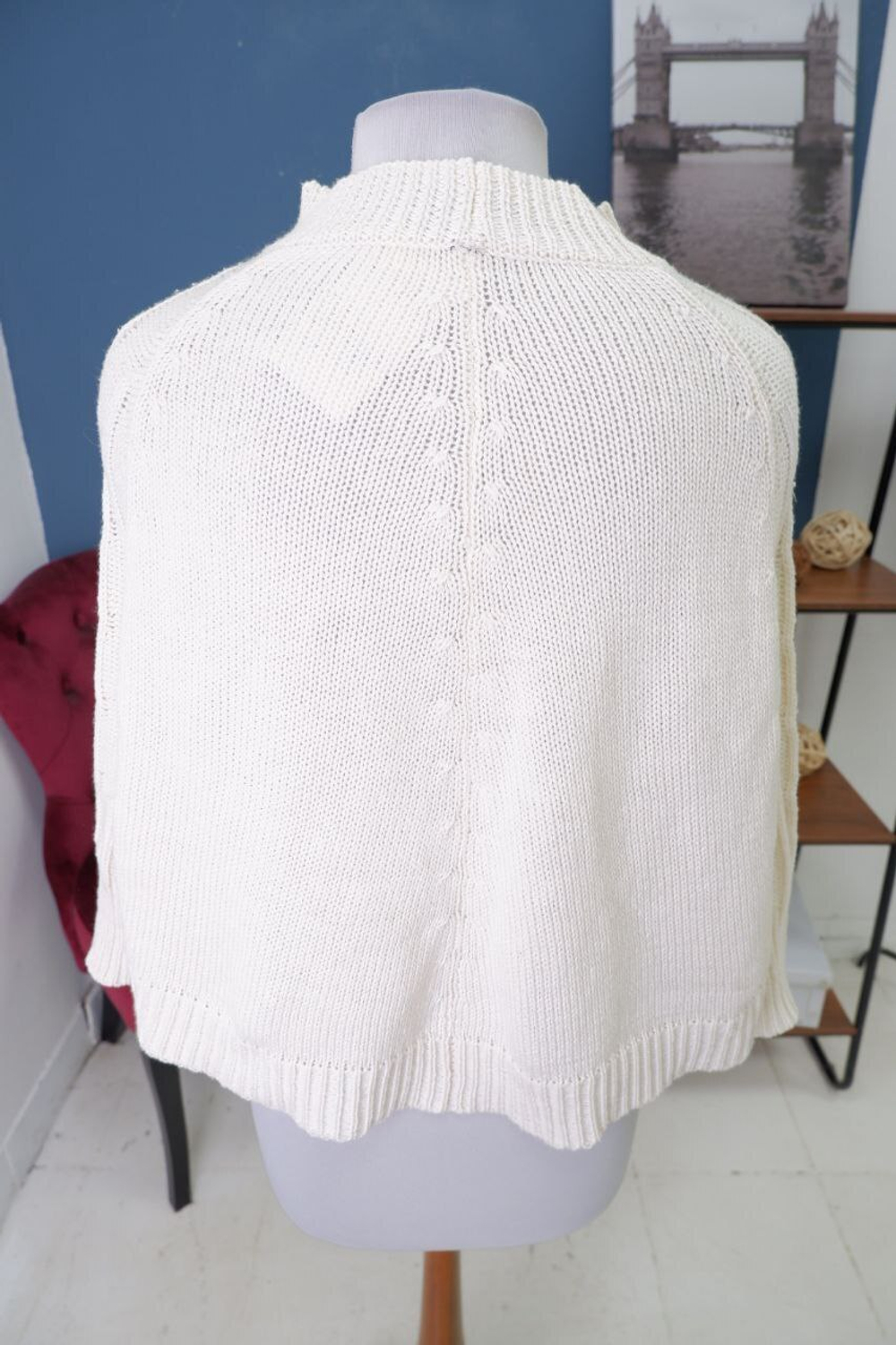 Пончо Soyaconcept вязаное 42-44 размер