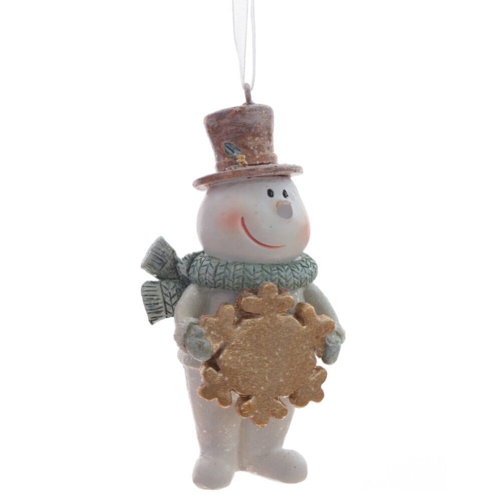GAEM Изделие декоративное подвесное "Снеговики", L4 W3 H8,5 см, 3в.