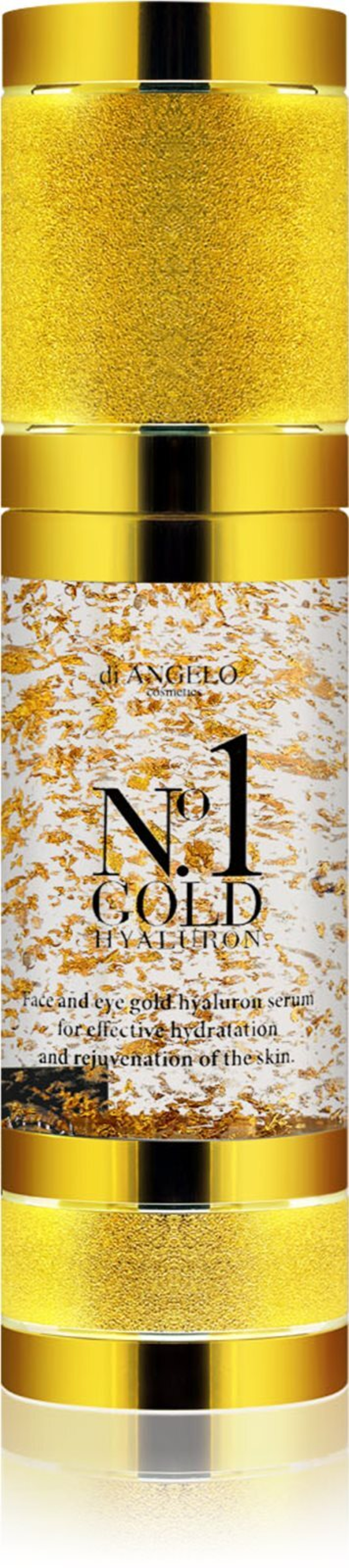 Di Angelo Cosmetics No1 Gold - гиалуроновая сыворотка для мгновенного осветления и омоложения кожи /   30  ml  / GTIN 8017692552771