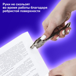 Дырокол металлический на 1 отверстие BRAUBERG "HL-1" до 6 л. (4 штуки в упаковке)