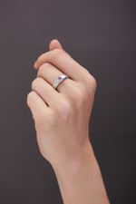 Кольцо Crystal Round с аметистом