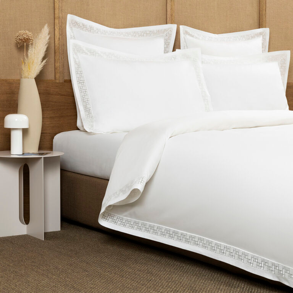 Постельное белье Frette Maze Lace Milk (240 х 220 см)