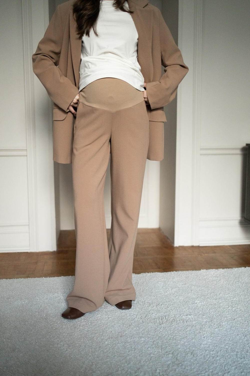 Брюки Soul для беременных, Латте