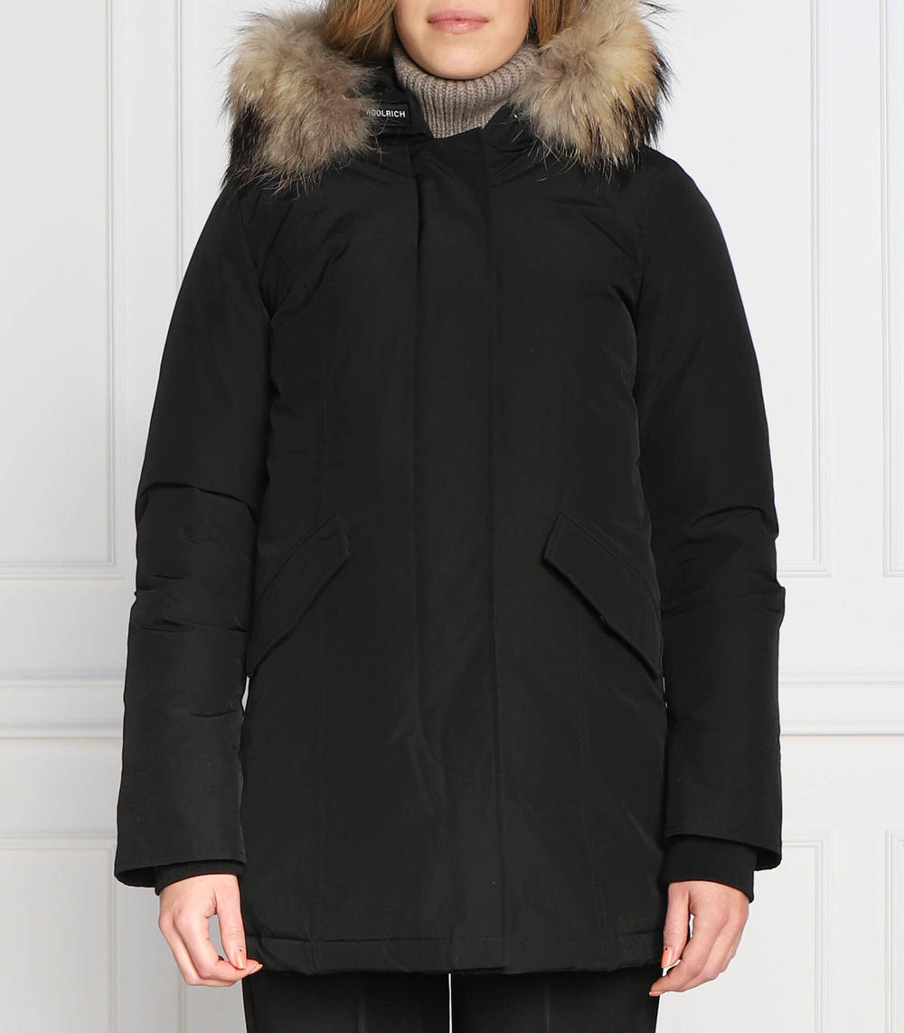 пухового парка arctic raccoon Woolrich - черный(CFWWOU0538FRUT0001)