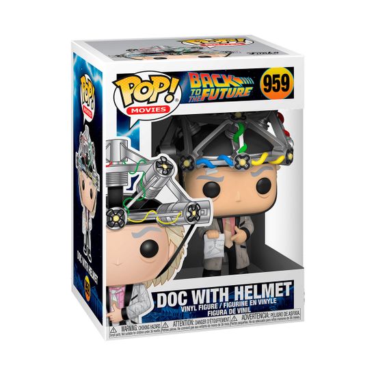 Фигурка Funko POP! Movies BTTF Doc With Helmet (959) 46914 / Фигурка Фанко ПОП! по мотивам фильма "Назад в будущее", Доктор Эмметт Браун