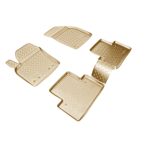 Ковры в салон Norplast/Unidec для Volvo S40 (2007-)Полиуретан,Бежевый, арт.NPL-Po-96-41-B