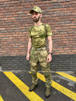 Тактический костюм горка с наколенниками и налокотниками мох