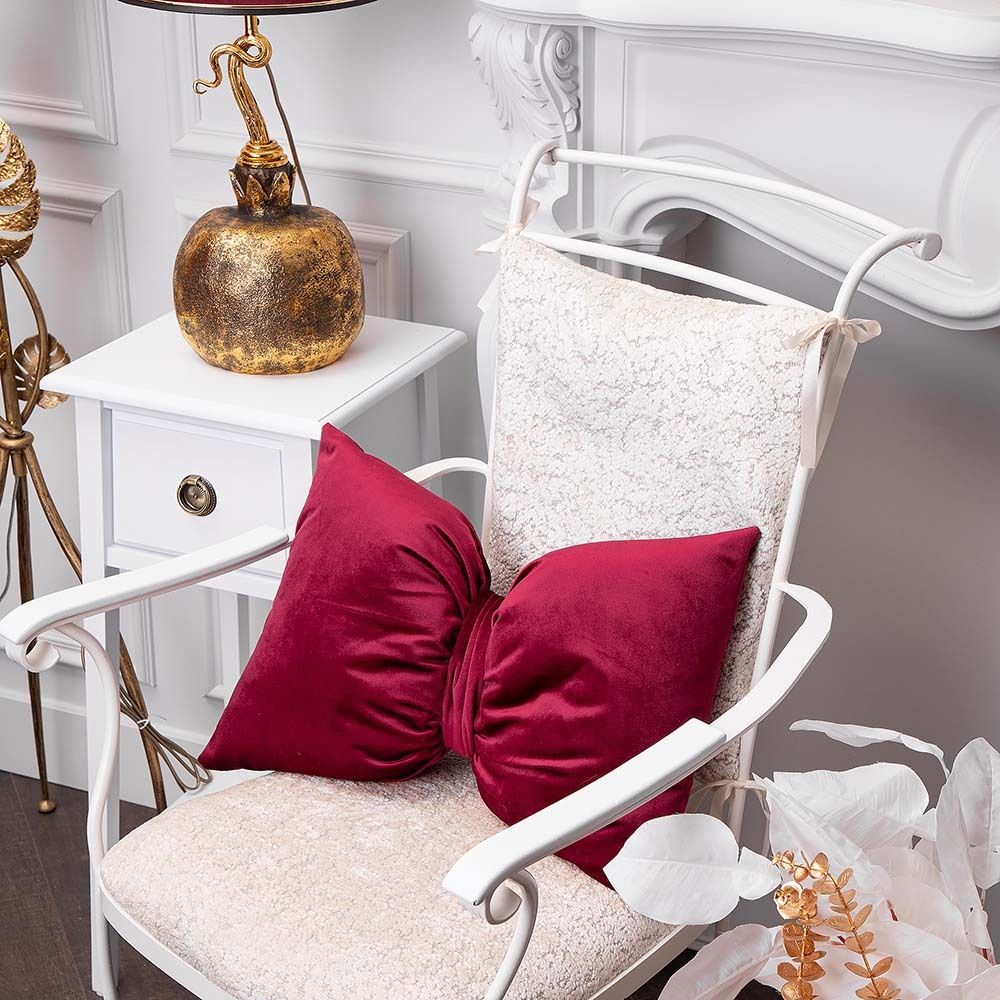 Подушка декоративная Бант Красный