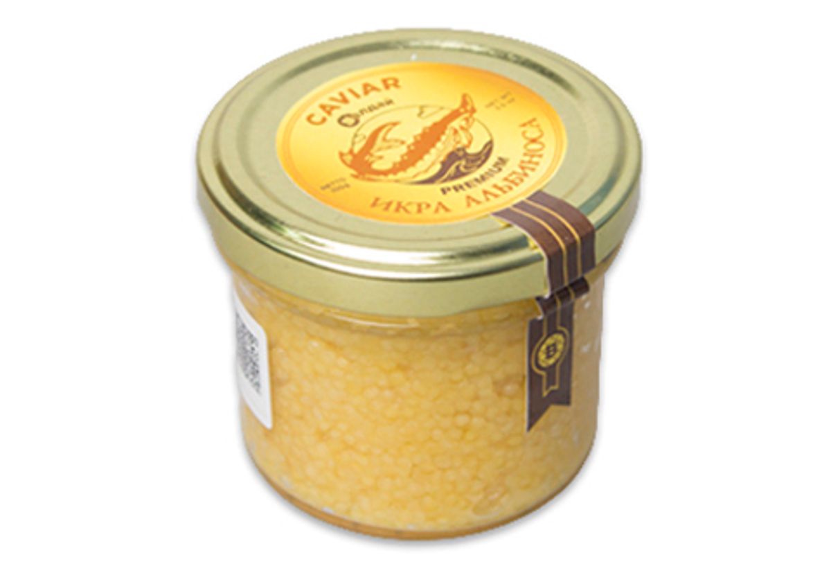 Икра стерляди альбиноса "Валдай", 100г