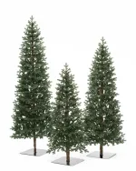 Ель на ножке-стволе "Калипсо" (Литая хвоя) 150 см / 1,5 м