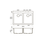 Мойка Omoikiri Bosen 80-2-BL Tetogranit | Черный