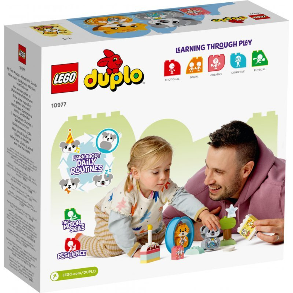 Конструктор LEGO DUPLO - Мой первый щенок и котенок со звуками 10977