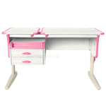 Растущая парта Дэми с навесной тумбой СУТ 42-03 (1205×550 мм)