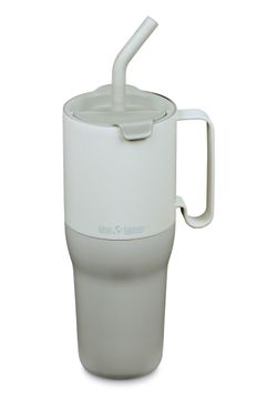 Термостакан Klean Kanteen Rise Tumbler 36oz Straw Lid (1065 мл) Barely Blue