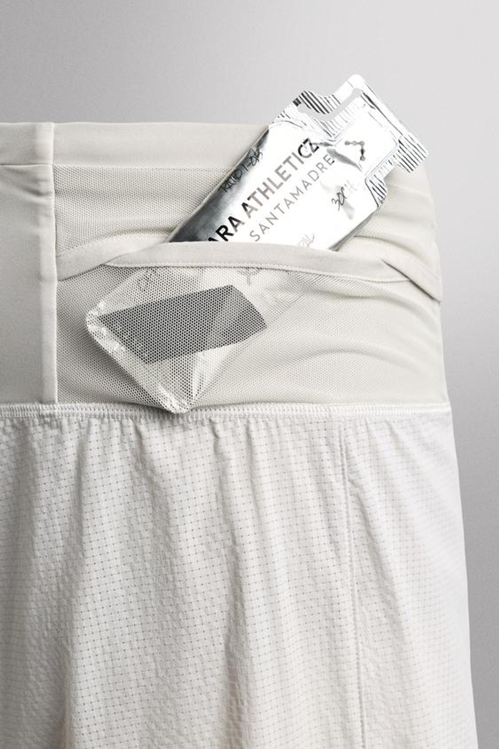 ZARA ШОРТЫ ДЛЯ ТРЕЙЛРАННИНГА 7”, БЕЛЫЙ