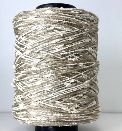 STRIPE - Azeta Filati; 65% хлопок, 35% п/а; 210м/100гр; цвет: молочный, бежевый; S715; МР