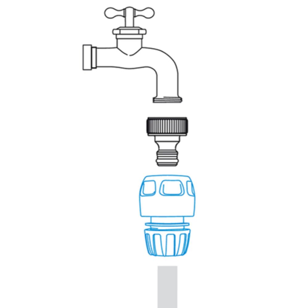 Коннектор GF GF80005023 для шланга быстросъёмный 3/4