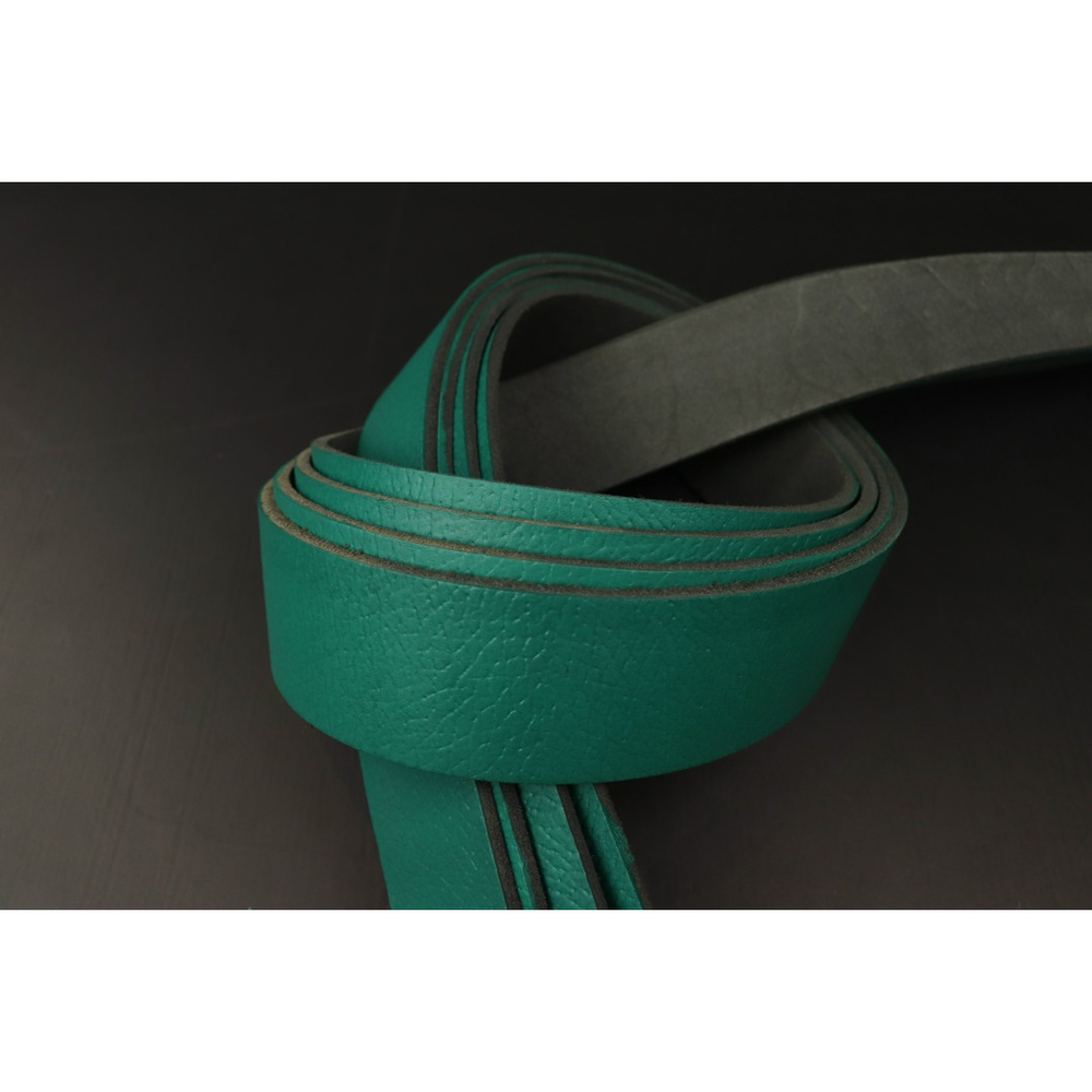 Ременная заготовка зеленая с лицевой отделкой + плита Терра