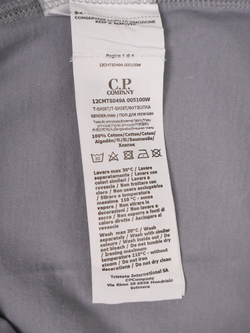 Футболка C.P. Company Logo Print Shadow Grey