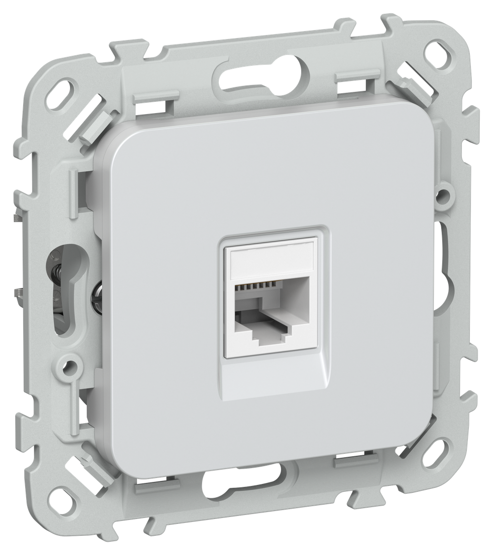 FLITE Розетка компьютерная RJ45 категория 5Е UTP РК5е-1-0-ФлЖ жемчуг IEK