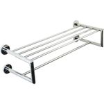 Полка для полотенец 655 мм нерж. сталь NIZA 16854.B глянцевый