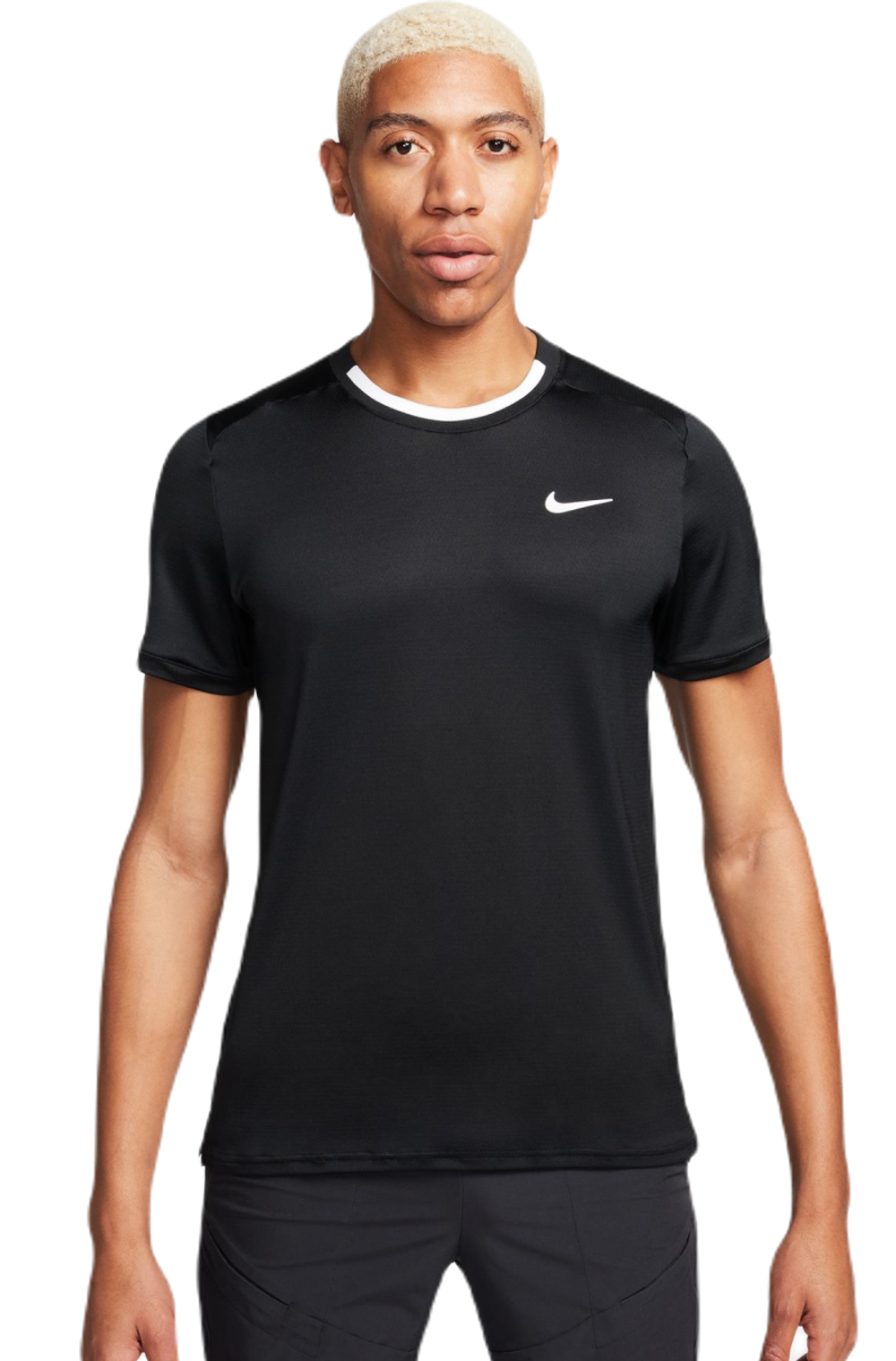 Мужская теннисная футболка Nike Court Dri-Fit Advantage Top - черный