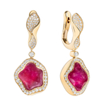 Серьги с Турмалинами и Бриллиантами, E0030-54/1