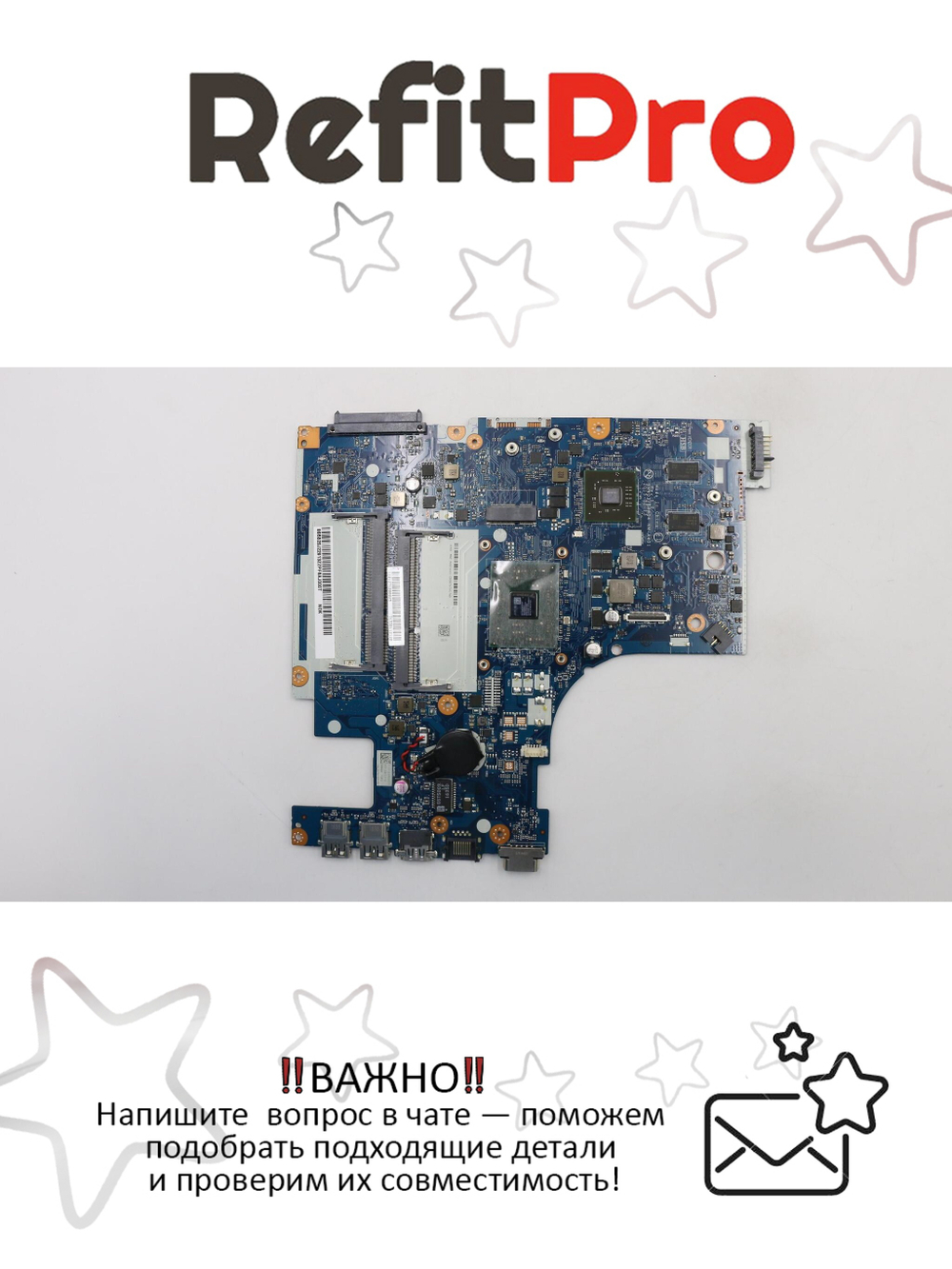 Материнская плата для ноутбука Lenovo G51-35 NOK A6-7310 2G 1000 (5B20J22913), оригинал