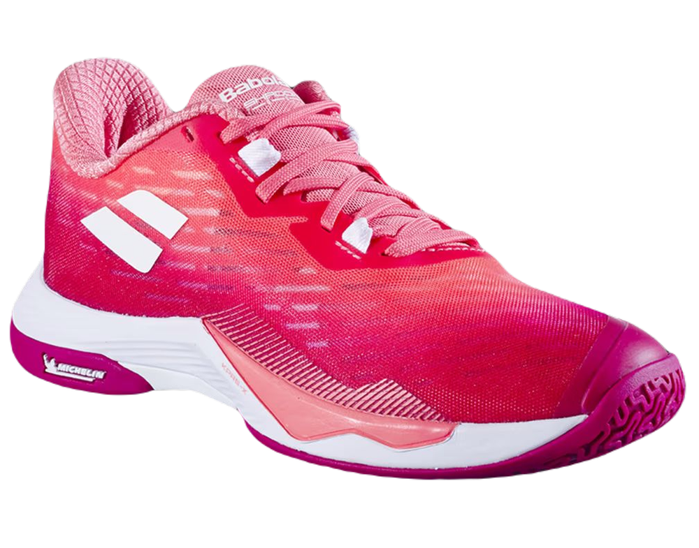 Женские кроссовки для бадминтона/сквоша Babolat Shadow Tour 5 - raspberry