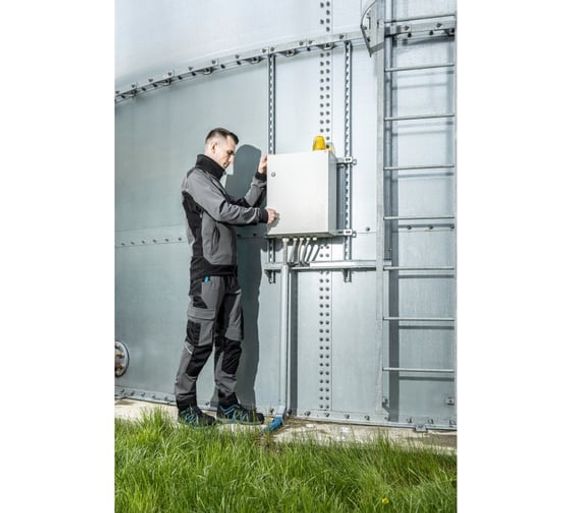 Куртка рабочая 4-way stretch темно-серая TAUBER Högert, арт. HT5K811