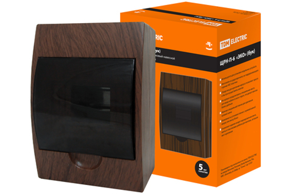 Бокс TDM ЩРН-П-6   IP40 Эко бук ЩРНП SQ0901-0020