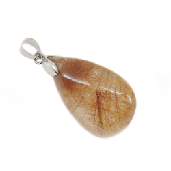 Кулон "Венера" кварц-волосатик