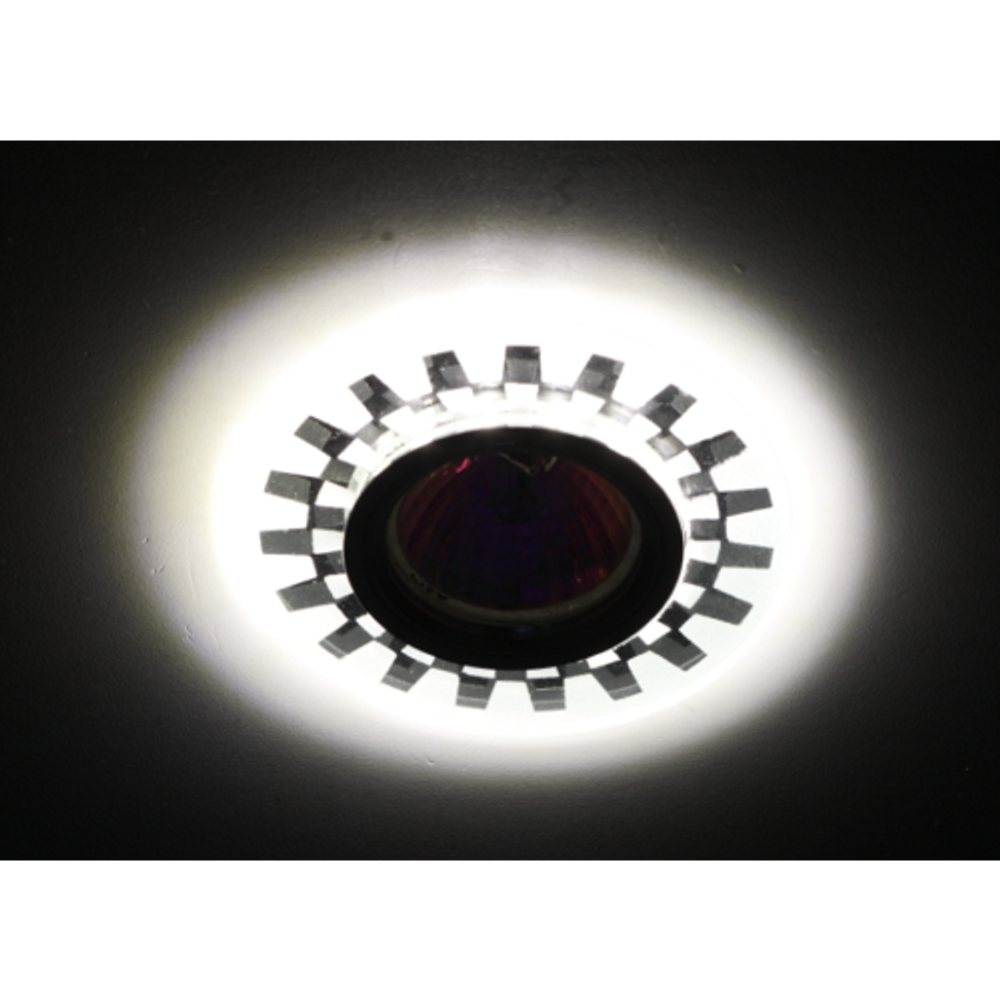 DK LD47 SL /1 Светильник ЭРА декор cо светодиодной подсветкой MR16, зеркальный