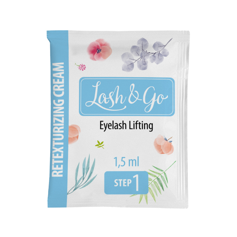 Состав №1 для ламинирования ресниц "Retexturizing Cream" Lash&Go 1,5 мл (саше)