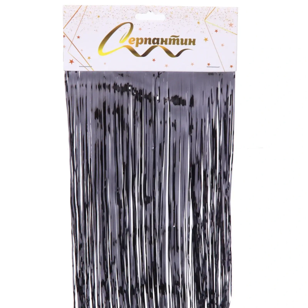 Дождик 2 м «Глянцевый стиль», графит