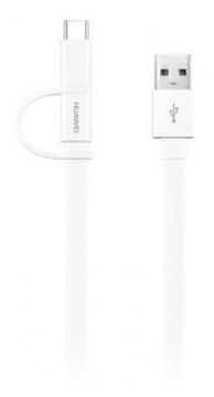 Кабель HUAWEI USB - microUSB/USB Type-C (AP55S), 1.5 м, белый