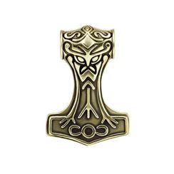 Молот Тора из ювелирной бронзы и мельхиора