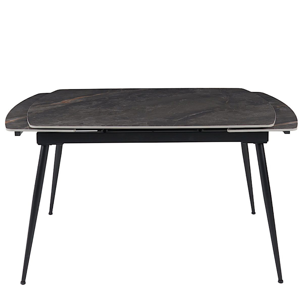 Стол керамический LA ALTA TEXAS LABRADOR GLOSS 120, каркас черный