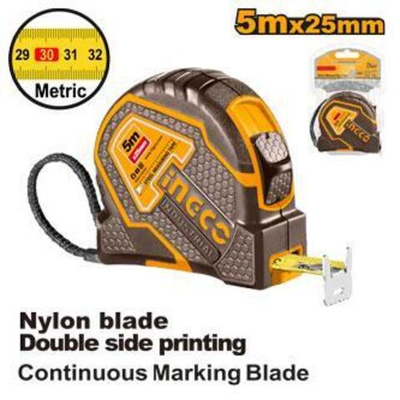 Рулетка измерительная 5м х 25мм INGCO HSMT8805.1 INDUSTRIAL