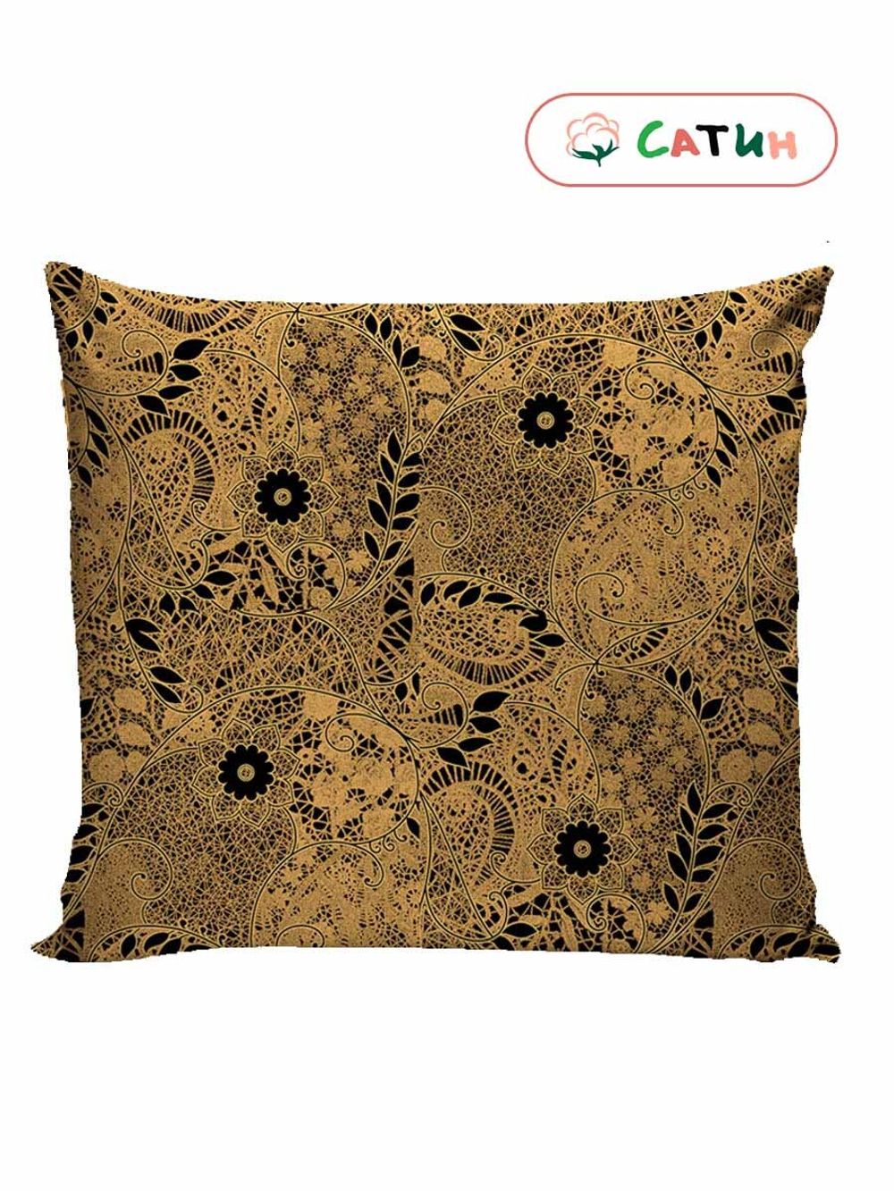 Наволочка 1 шт сатин Milky Garden "Кружево" 70x70 см