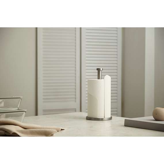 Держатель для бумажных полотенец riks, молочный