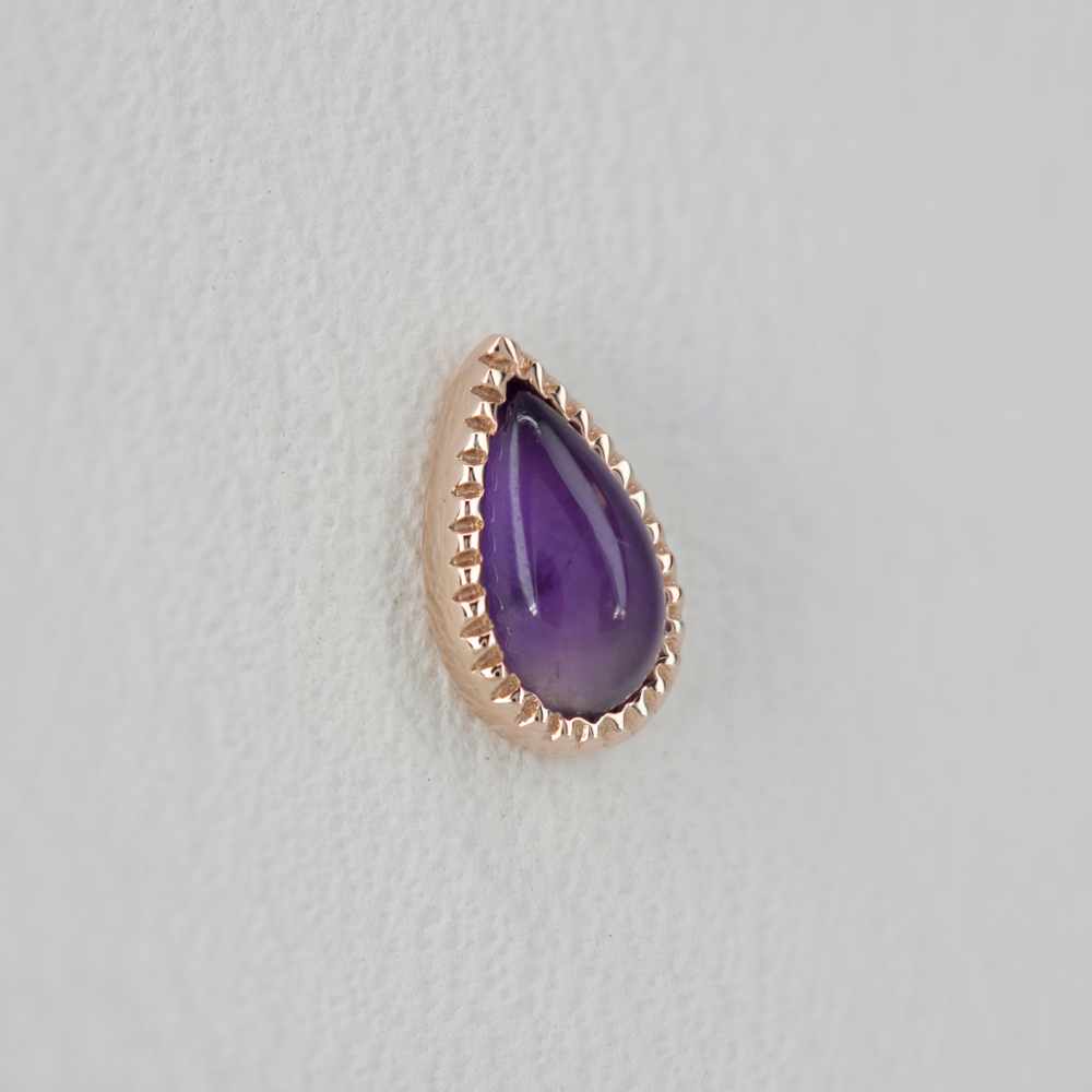 Grisant teardrop tops with natural stone