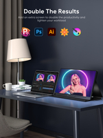 18.5" Портативный монитор с магнитным чехлом Uplays E03 FHD IPS 1920x1080, 120 Гц